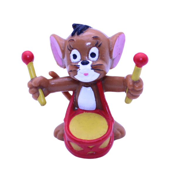 Tom & Jerry PVC Figur Jerry mit Trommel – Bullyland 2000 | hoppla-stuff.de